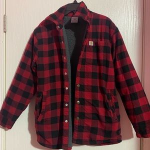 Carhartt Sherpa Lined Flannel-Jacket